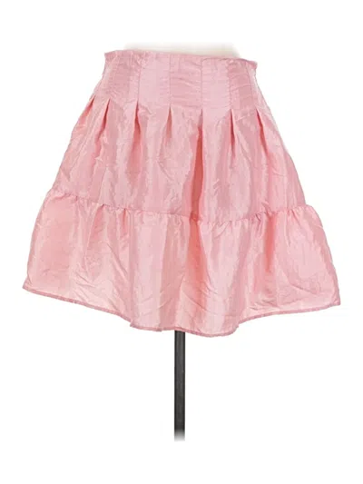 Pre-owned Topshop Casual Skirt In Pink