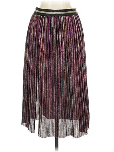 Pre-owned Topshop Casual Skirt In Purple
