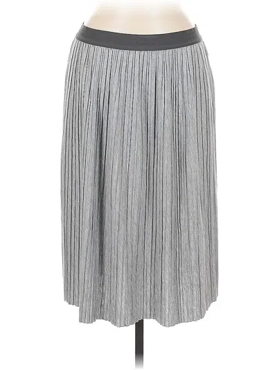 Pre-owned Topshop Casual Skirt In Silver