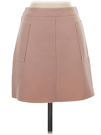Pre-owned Topshop Casual Skirt In Tan