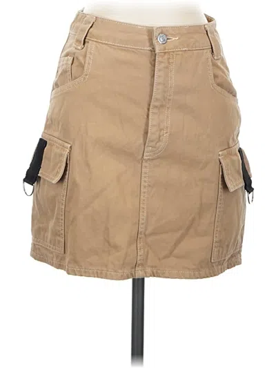 Pre-owned Topshop Casual Skirt In Tan