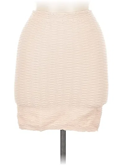 Pre-owned Topshop Casual Skirt In White