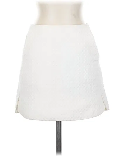 Pre-owned Topshop Casual Skirt In White