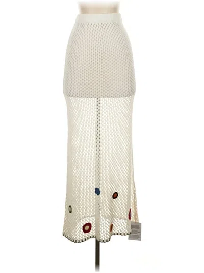 Topshop Casual Skirt In White