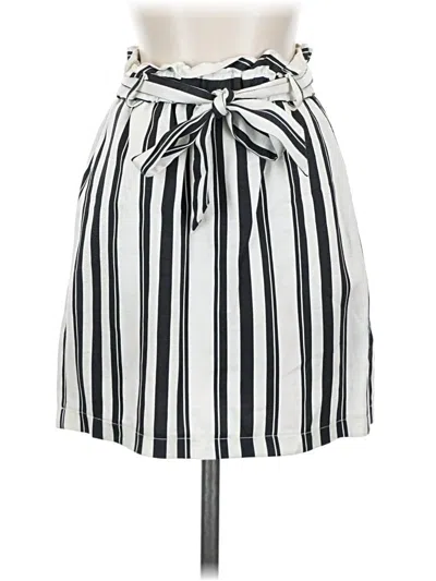 Pre-owned Topshop Casual Skirt In White