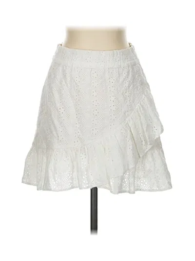 Pre-owned Topshop Casual Skirt In White