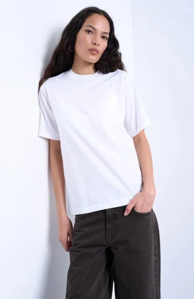 Topshop Classic Cotton T-shirt In White