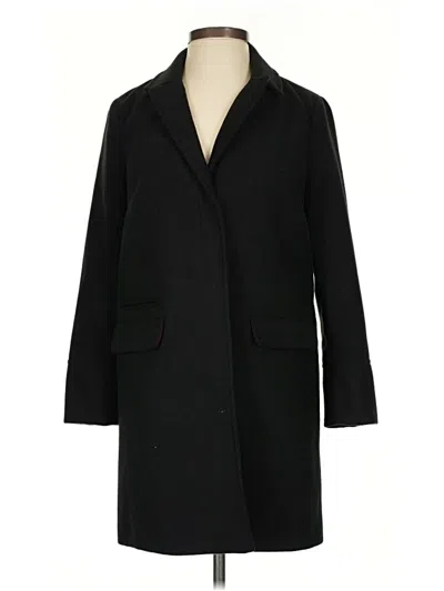 Pre-owned Topshop Coat In Black