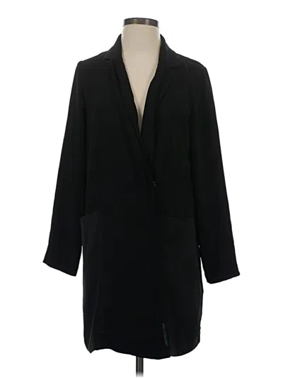 Pre-owned Topshop Coat In Black