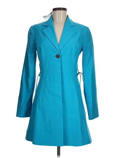 Pre-owned Topshop Coat In Blue
