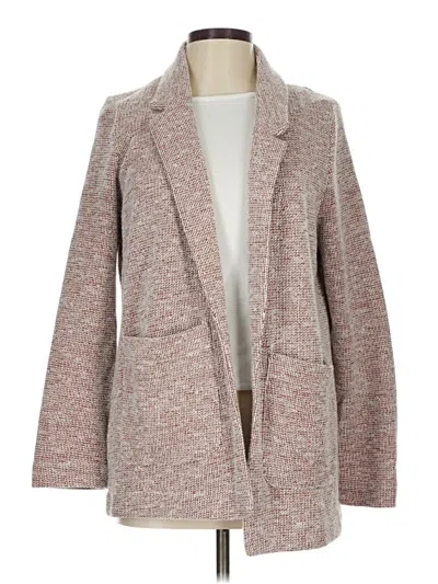 Pre-owned Topshop Coat In Burgundy