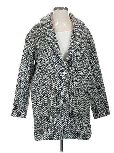Pre-owned Topshop Coat In Gray