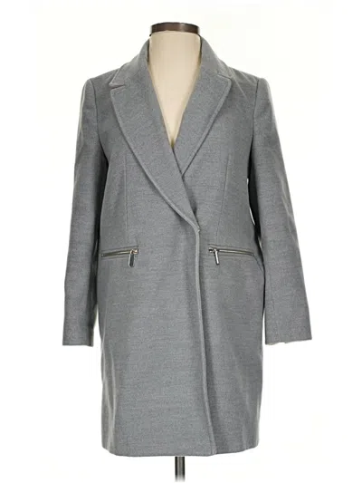 Pre-owned Topshop Coat In Gray
