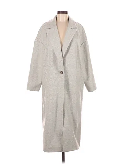 Pre-owned Topshop Coat In Gray