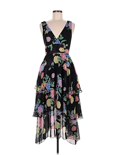 Pre-owned Topshop Cocktail Dress In Black