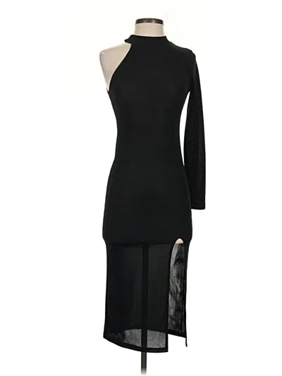 Pre-owned Topshop Cocktail Dress In Black