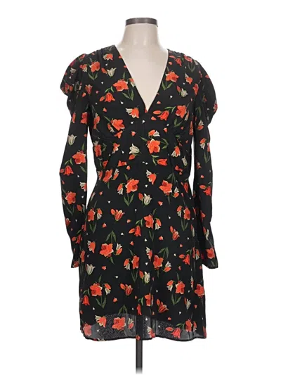 Pre-owned Topshop Cocktail Dress In Black