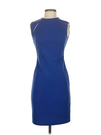 Pre-owned Topshop Cocktail Dress In Blue