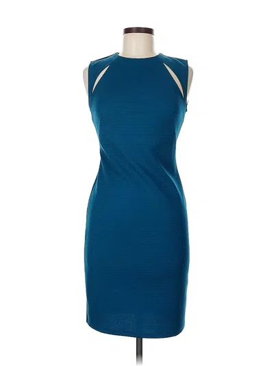 Pre-owned Topshop Cocktail Dress In Blue