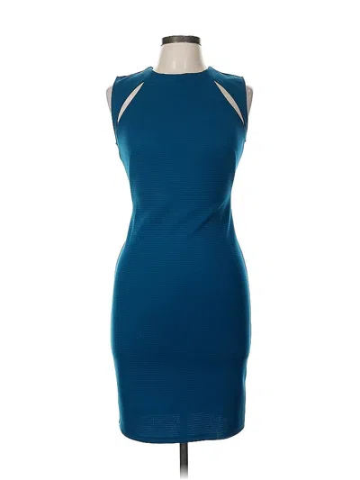 Pre-owned Topshop Cocktail Dress In Blue