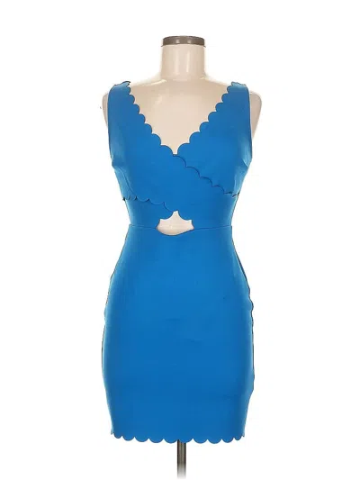 Pre-owned Topshop Cocktail Dress In Blue