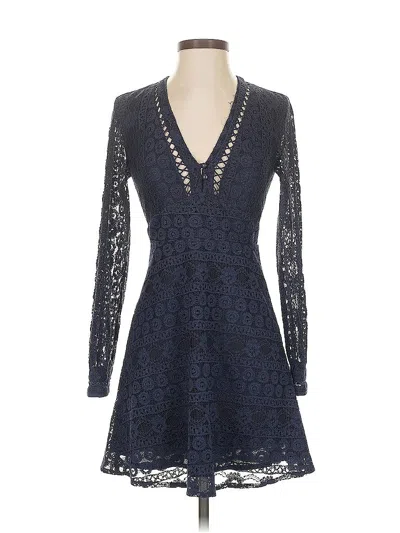 Pre-owned Topshop Cocktail Dress In Blue