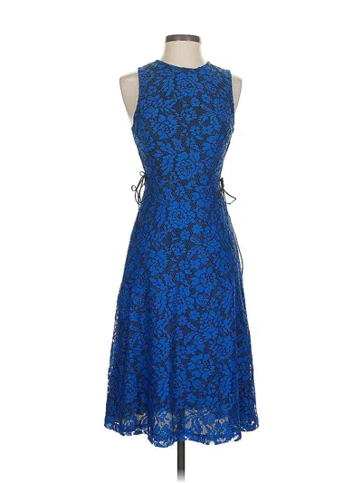 Pre-owned Topshop Cocktail Dress In Blue