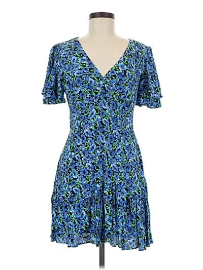 Pre-owned Topshop Cocktail Dress In Blue