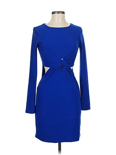 Pre-owned Topshop Cocktail Dress In Blue