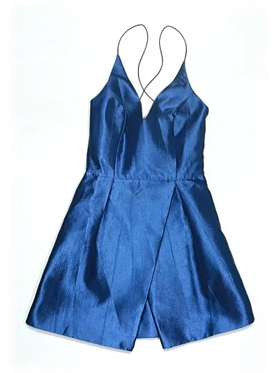 Pre-owned Topshop Cocktail Dress In Blue