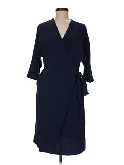 Pre-owned Topshop Cocktail Dress In Blue