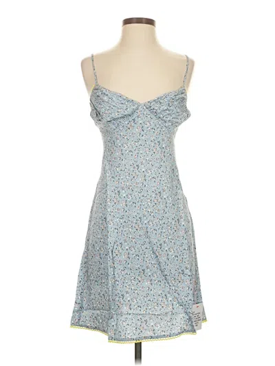 Pre-owned Topshop Cocktail Dress In Blue