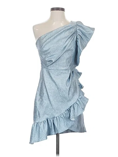Pre-owned Topshop Cocktail Dress In Blue