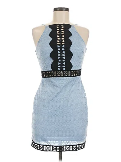 Pre-owned Topshop Cocktail Dress In Blue