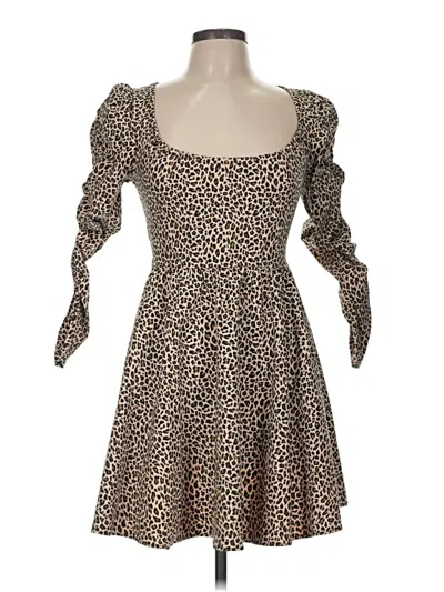 Pre-owned Topshop Cocktail Dress In Brown