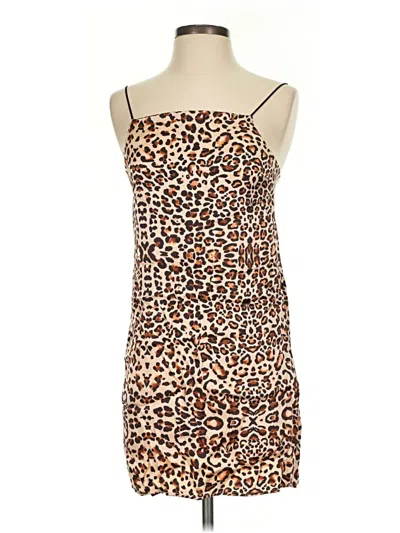 Pre-owned Topshop Cocktail Dress In Brown