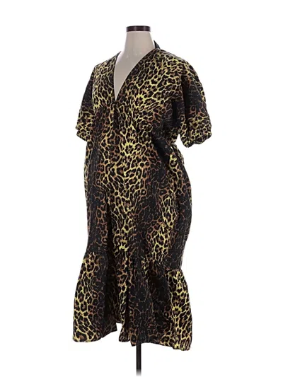 Pre-owned Topshop Cocktail Dress In Brown