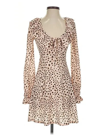 Pre-owned Topshop Cocktail Dress In Brown