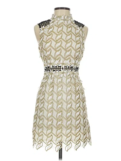 Pre-owned Topshop Cocktail Dress In Gold