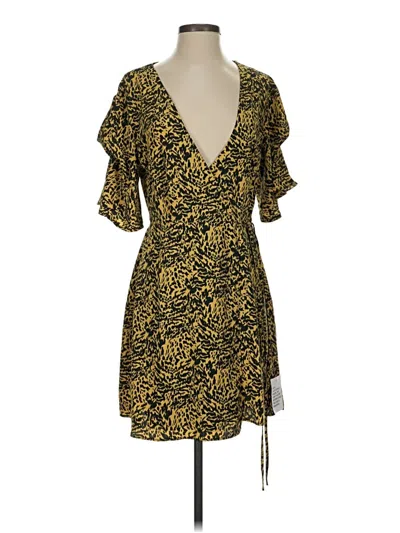Pre-owned Topshop Cocktail Dress In Gold