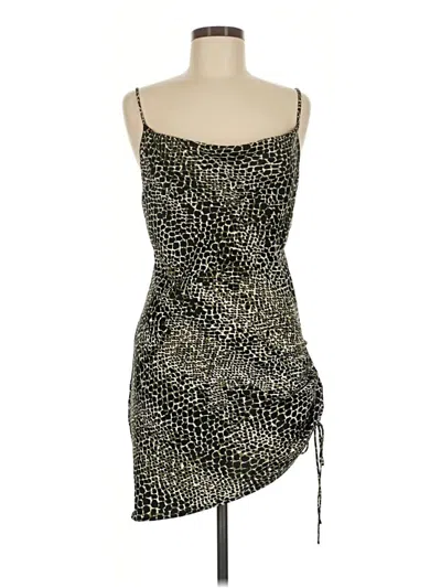 Pre-owned Topshop Cocktail Dress In Gold