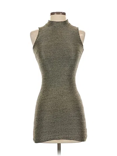 Pre-owned Topshop Cocktail Dress In Gray