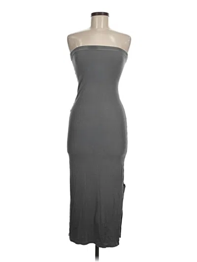 Pre-owned Topshop Cocktail Dress In Gray