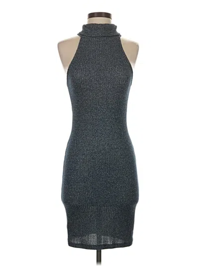 Pre-owned Topshop Cocktail Dress In Gray