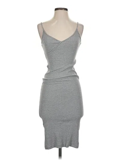 Pre-owned Topshop Cocktail Dress In Gray