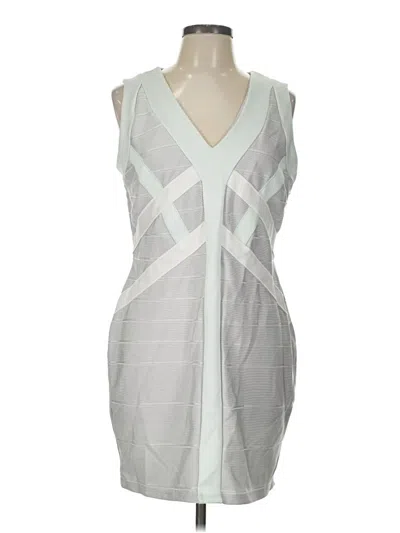 Pre-owned Topshop Cocktail Dress In Gray