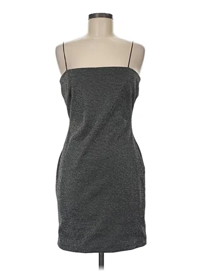 Pre-owned Topshop Cocktail Dress In Gray