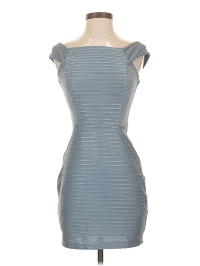 Pre-owned Topshop Cocktail Dress In Gray