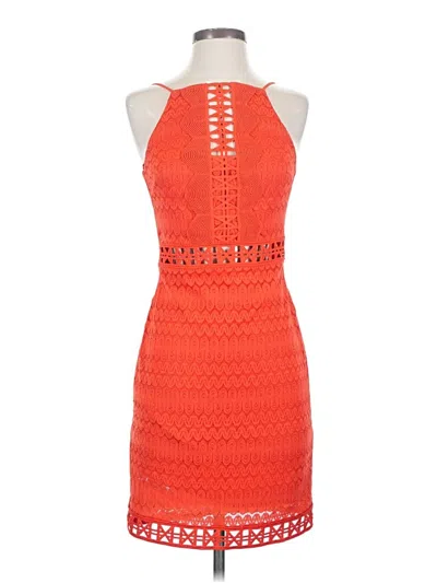 Pre-owned Topshop Cocktail Dress In Orange
