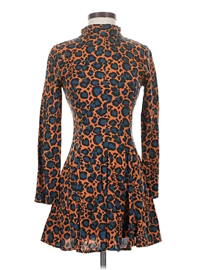 Pre-owned Topshop Cocktail Dress In Orange